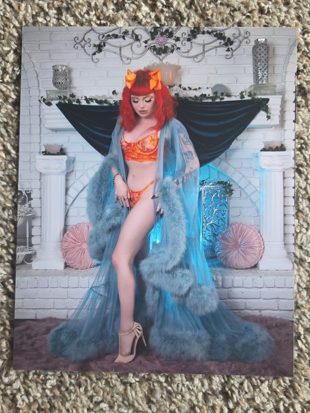 Red Hair Pin Up Photo